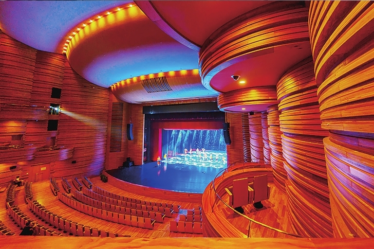 上海保利大剧院的光影世界