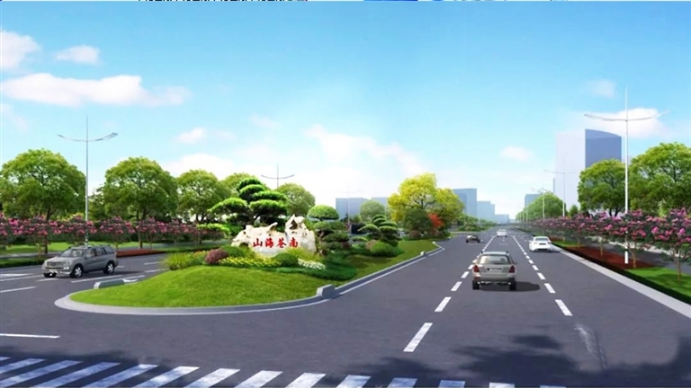 日前,灵溪镇车站大道道路景观绿化提升工程合同面签仪式举行.