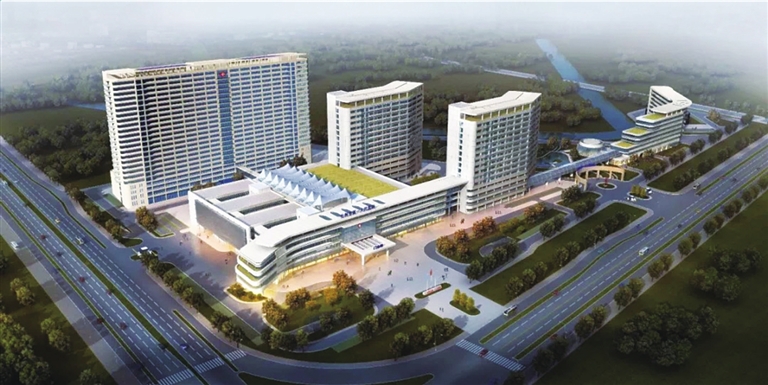 附近配套设施:台州市第一人民医院新院规划图