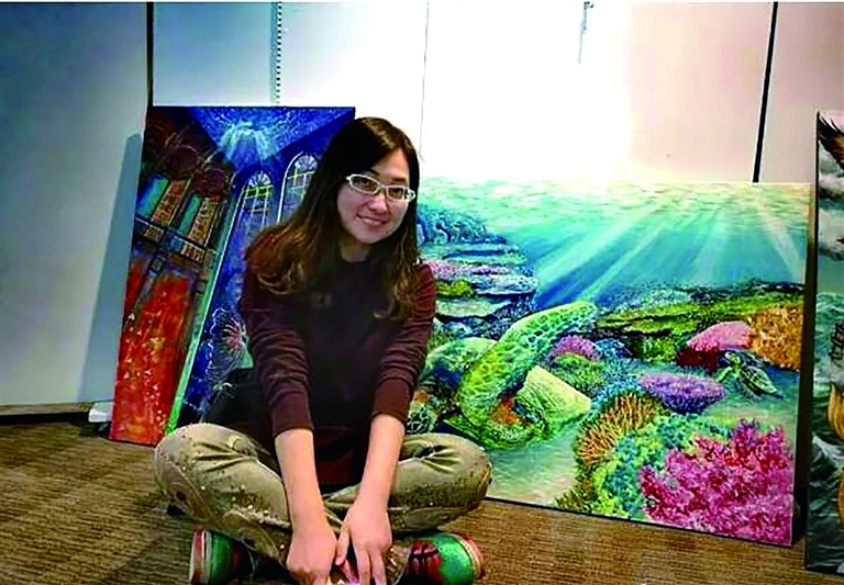 刘怀芹手绘《西游记》人物作品捐赠展开展-连云港日报