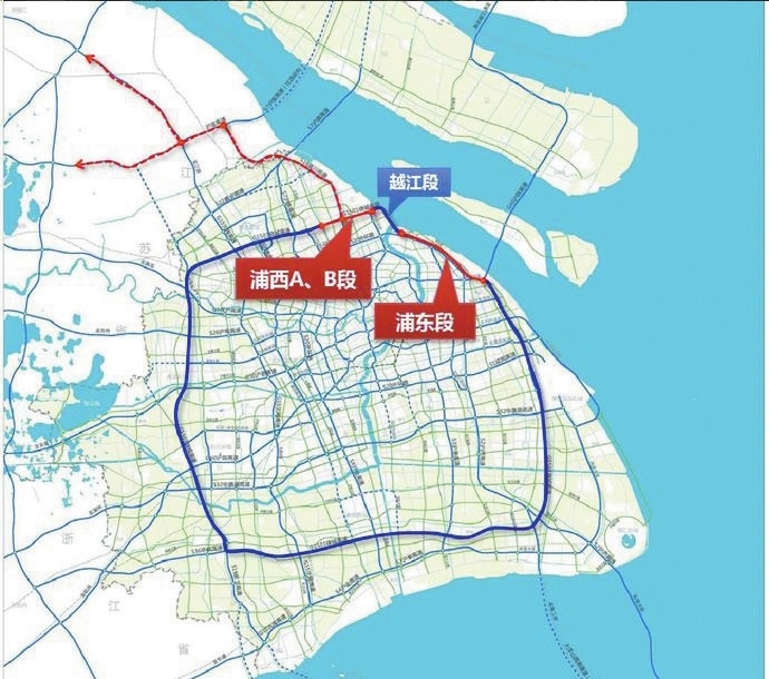 上海郊环从c变o形成闭环