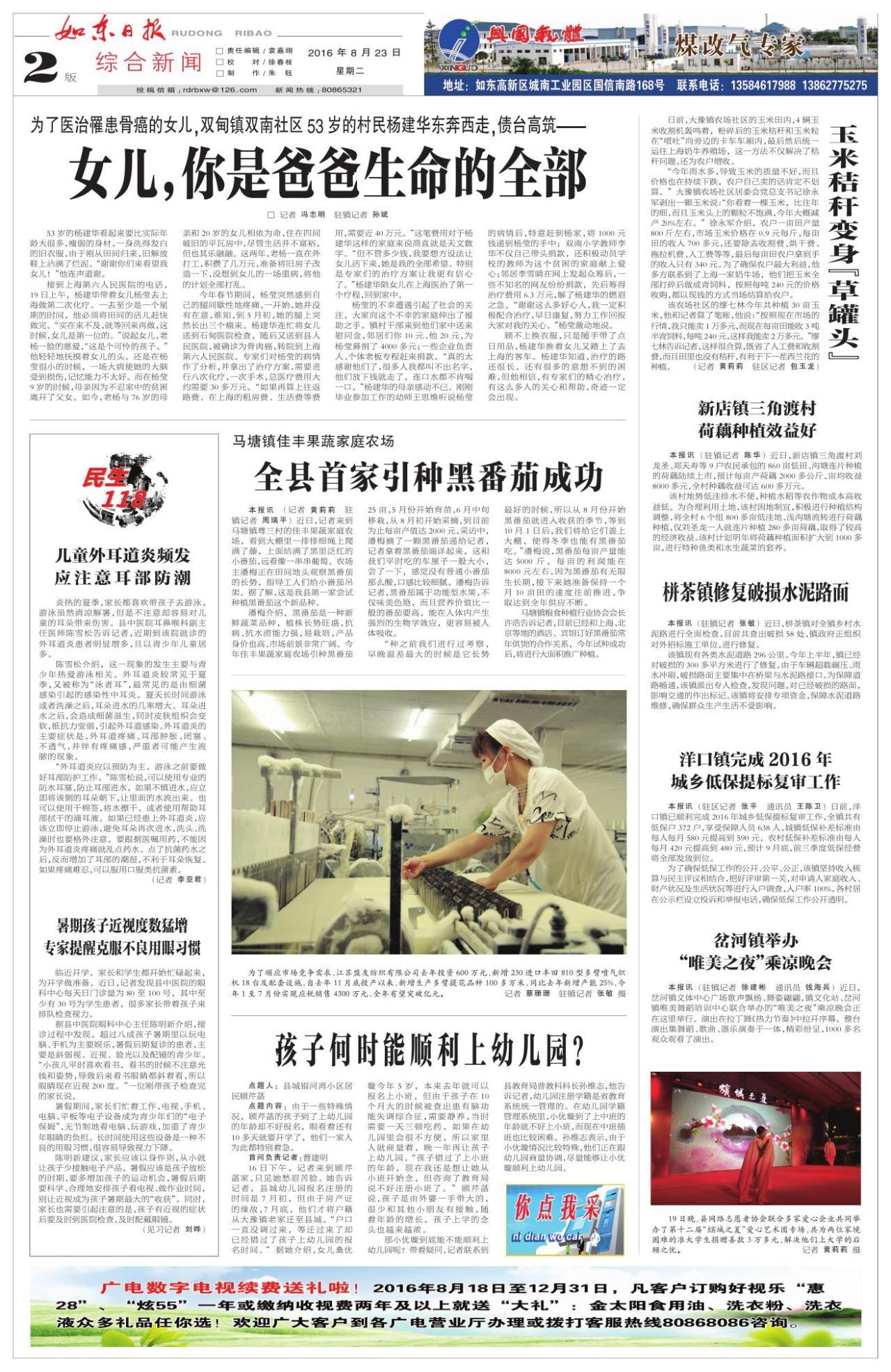 第二版：综合新闻