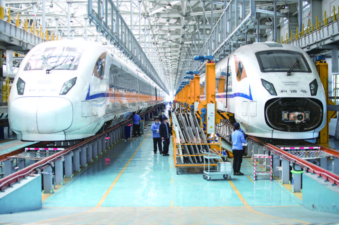 中国高铁车轮生产线，就是不一样全程都是智能化，难怪领跑全球_高铁轮_列车_进行