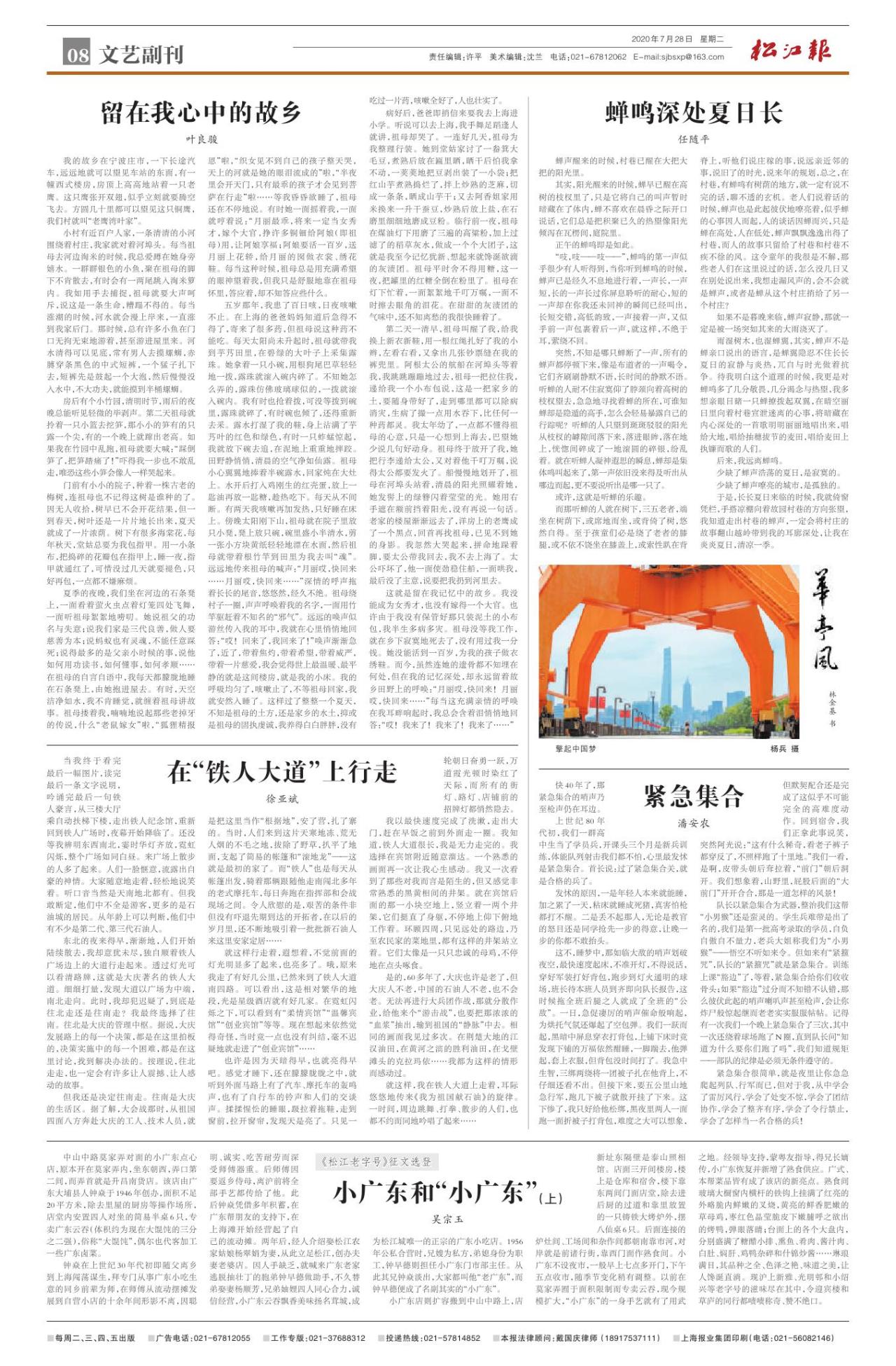 第八版：文艺副刊