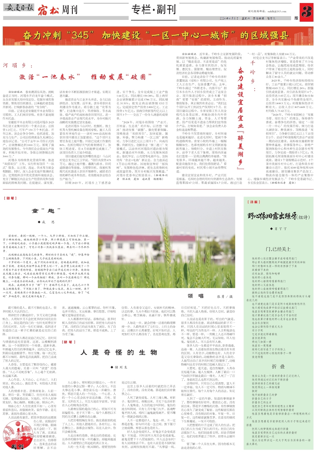 第三版：专栏·副刊