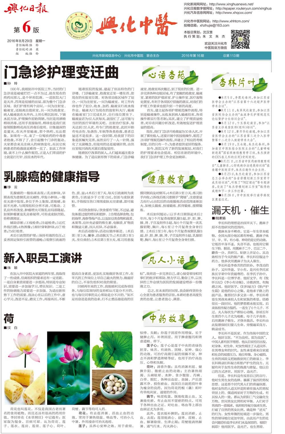 第六版：兴化中医