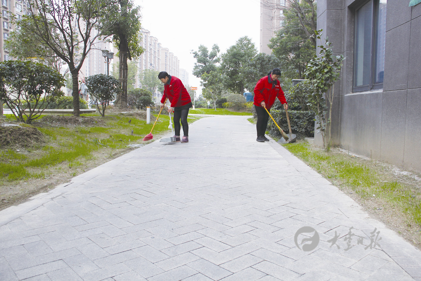 物业住宅小区保洁