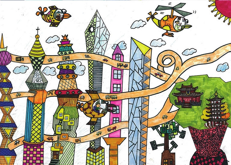 指导老师:吕舒叶 小蜜蜂幼儿园 指导老师:徐舒年 留云中学 《嘉》王雯