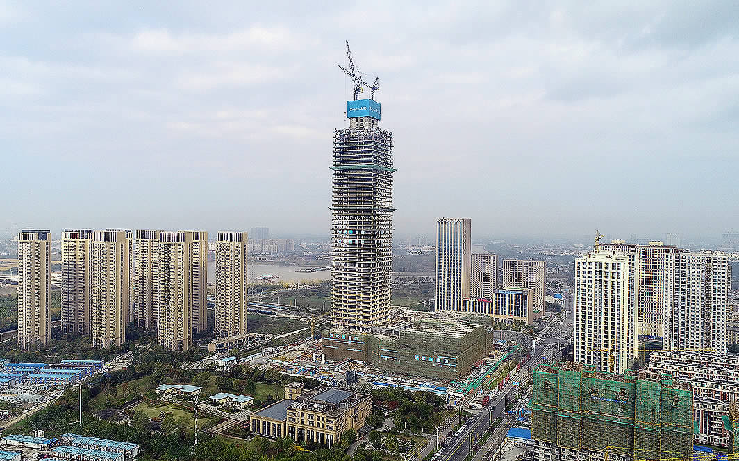 扬州第一高楼金奥中心图片