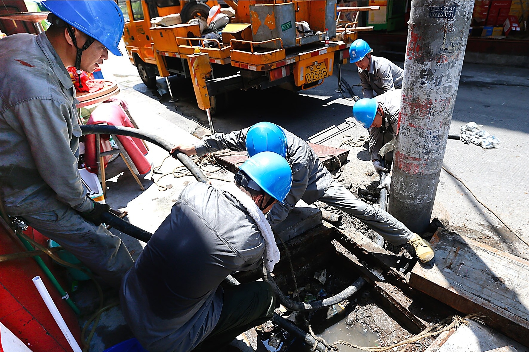 检修电缆保安全