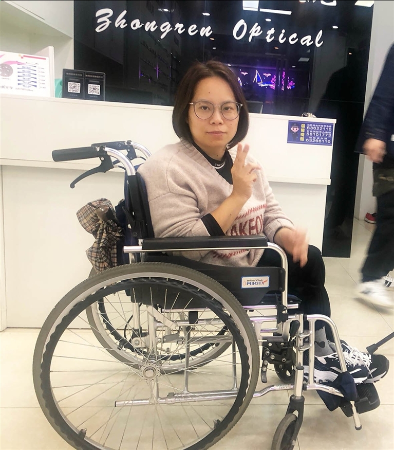刘惠宁轮椅图片