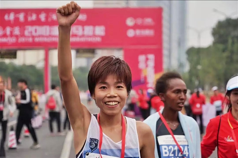 陈林明再夺无锡马拉松国内女子冠军