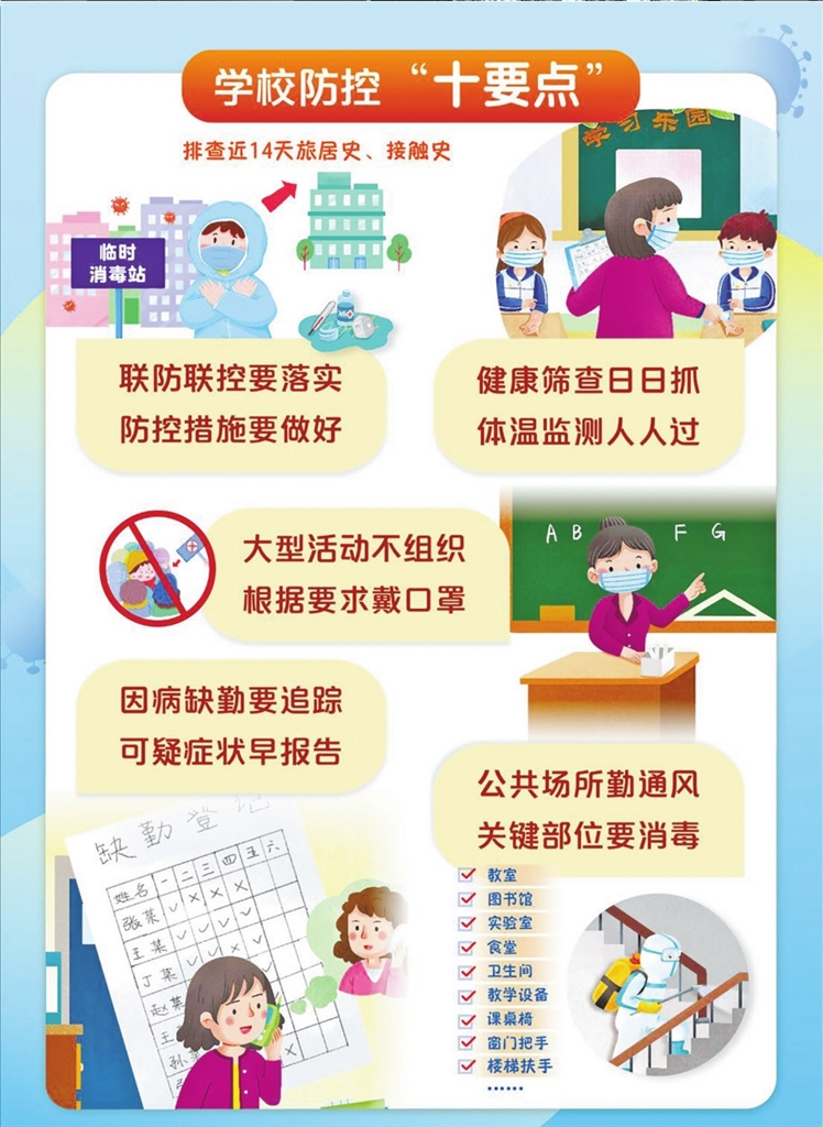 秋季开学在即,请收下这份疫情防控指南