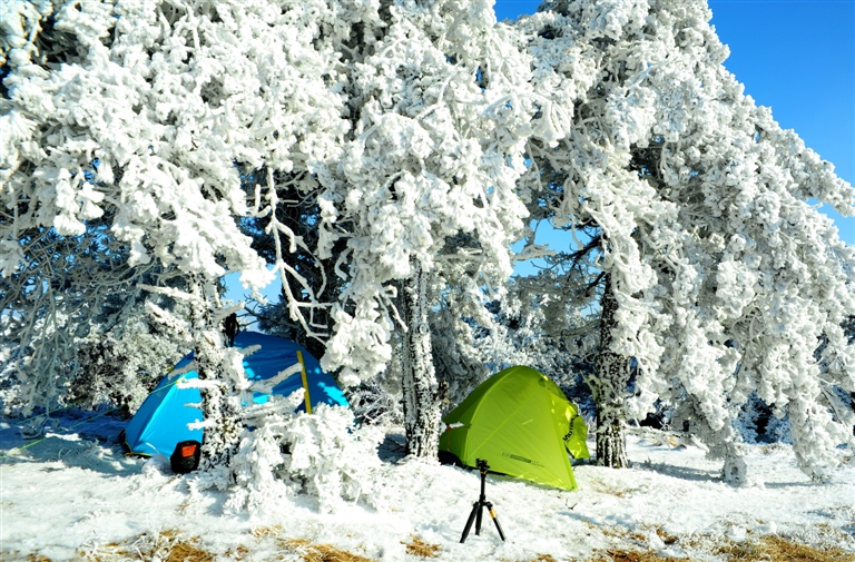 追寻临安最美雪景探访百丈岭冰雪殿堂