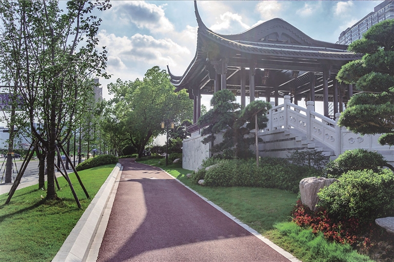 公园广场城市基础设施建设的主标志