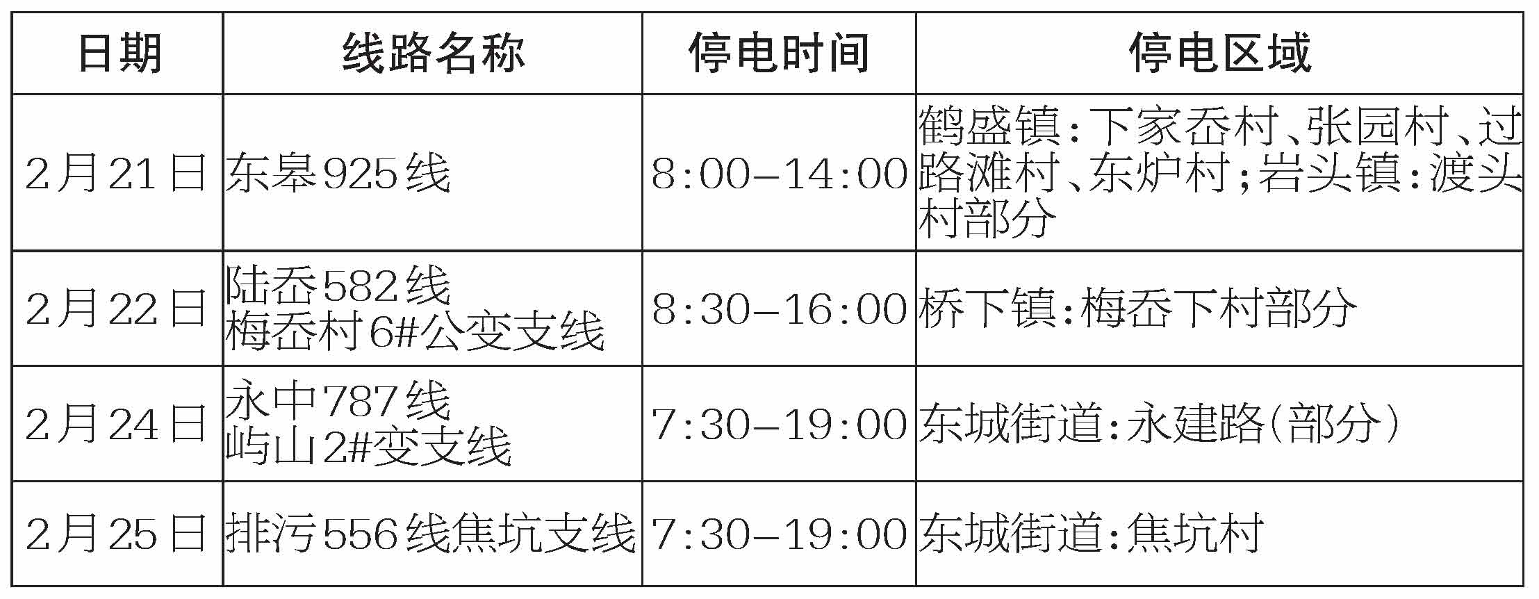 諮詢電話:5109200,機關網552000 國網浙江永嘉縣供電公司