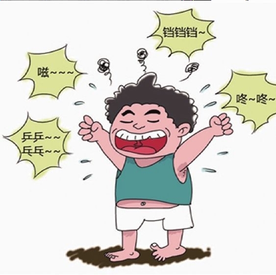 装修扰民漫画图片