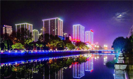 洋河镇夜景图片