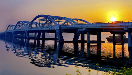 射阳东湖大桥图片图片
