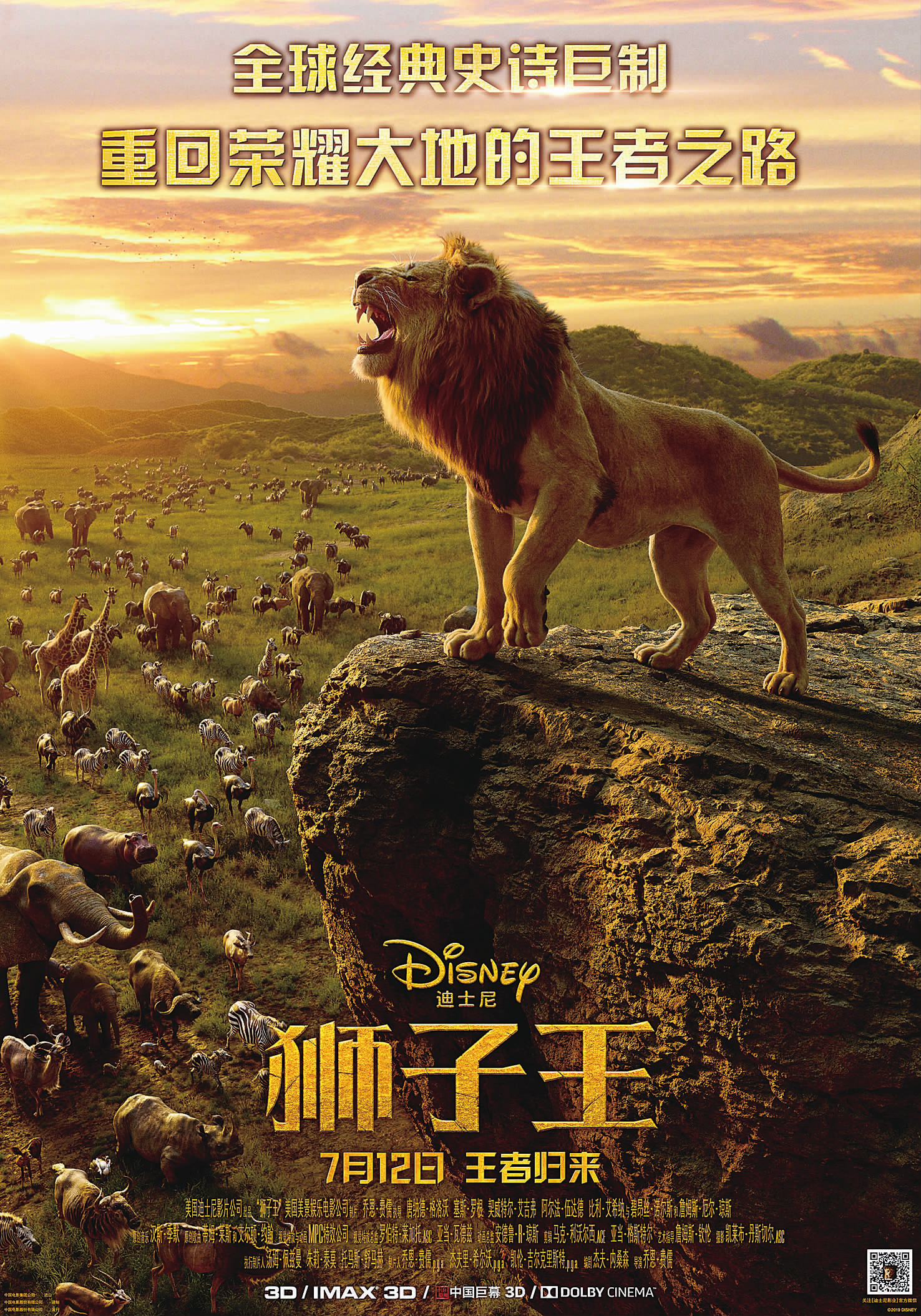 《狮子王》是由华特·迪士尼影片公司出品的电影