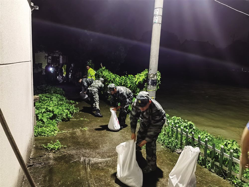 平望镇把平安守望的初心镌刻在防汛防台风一线