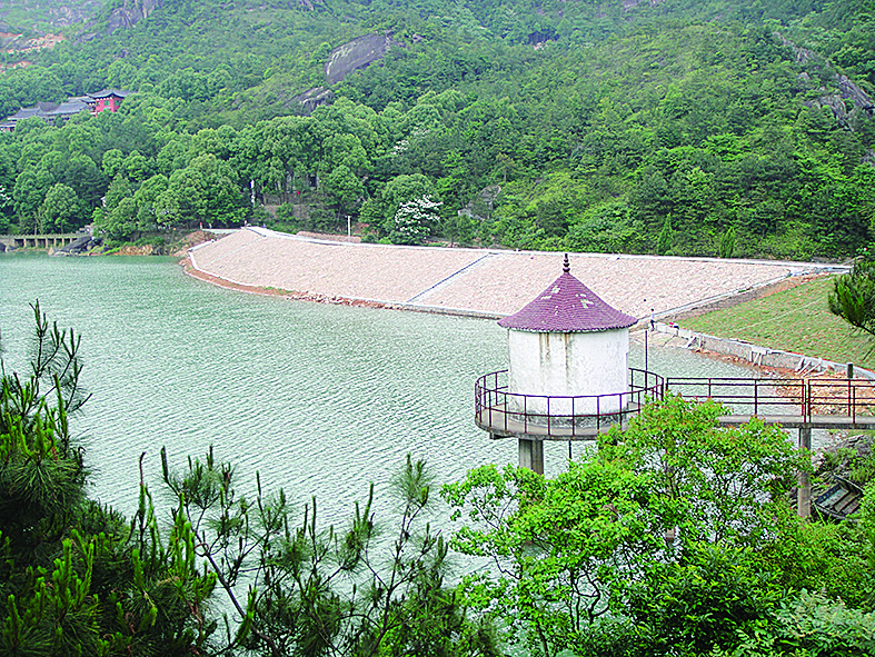 平阳岩庵水库图片