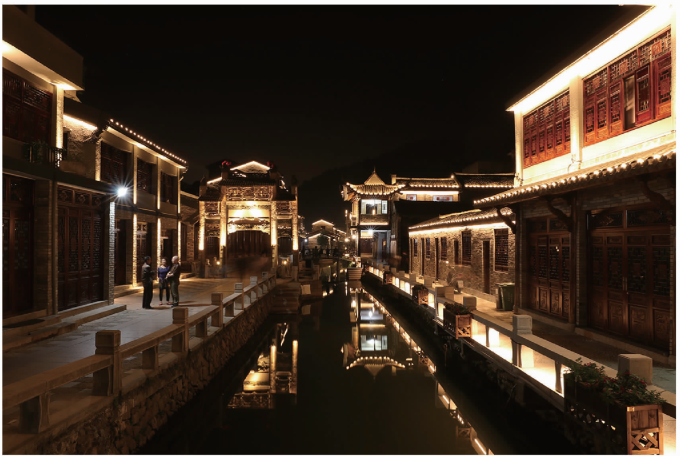 平阳坡南街夜景图片