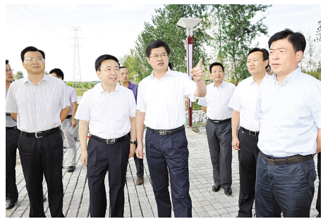 9月2日,市委副书记,市长魏国强在市,区领导王荣,李纯涛,羊维达,张瑞卿